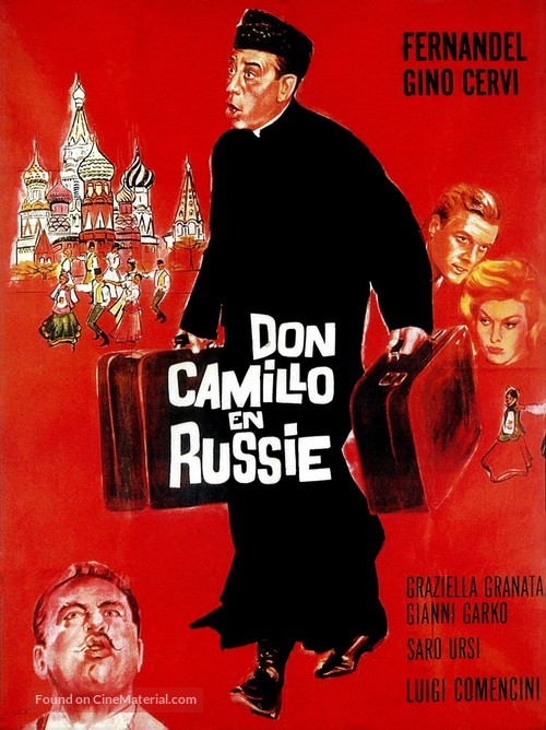 Il compagno Don Camillo - French Movie Poster
