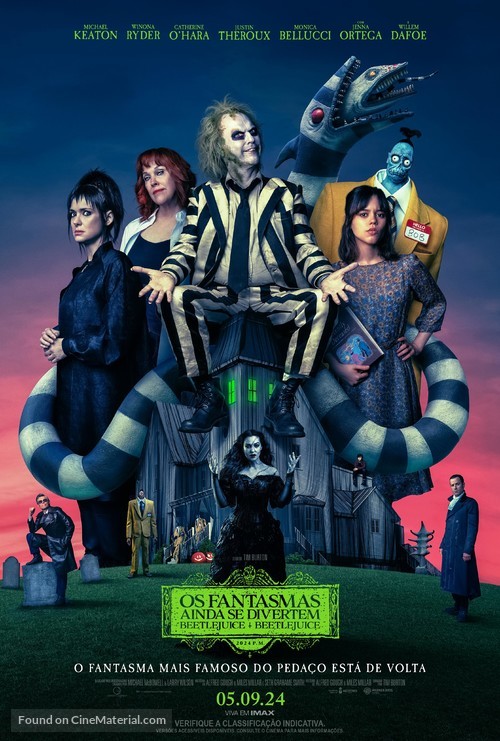 Beetlejuice Beetlejuice - Brazilian Movie Poster