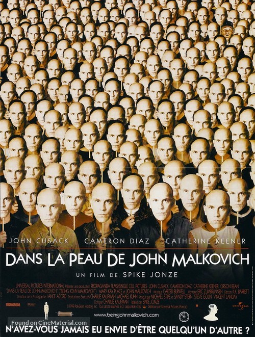 Being John Malkovich - French Movie Poster