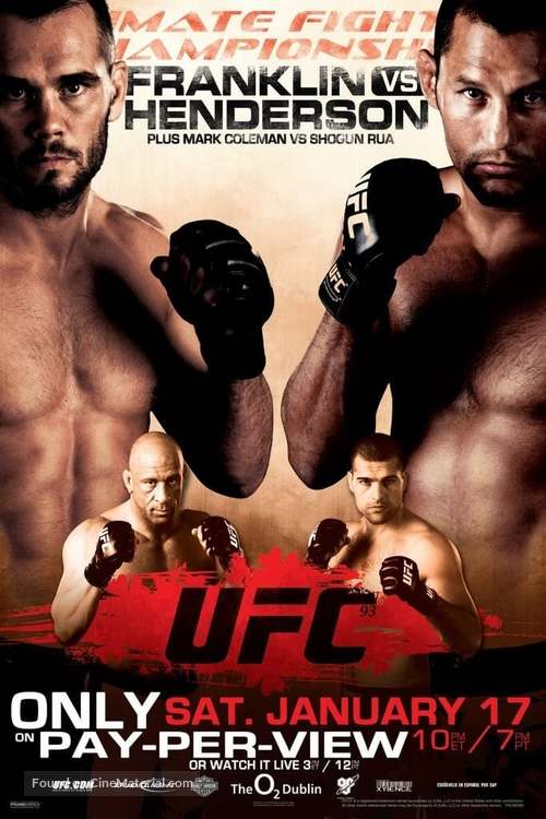 UFC 93: Franklin vs. Henderson - Movie Poster