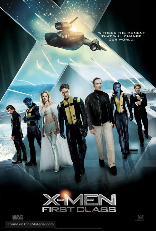 X-Men: First Class - Danish Movie Poster