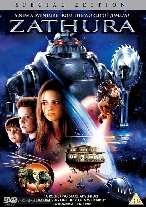 Zathura: A Space Adventure - British DVD movie cover