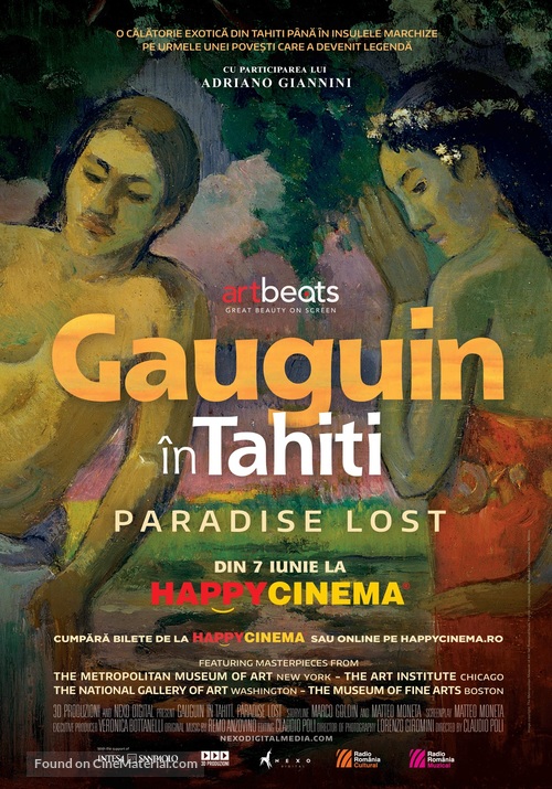 Gauguin a Tahiti. Il paradiso perduto - Romanian Movie Poster