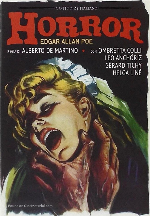 Horror - Italian DVD movie cover