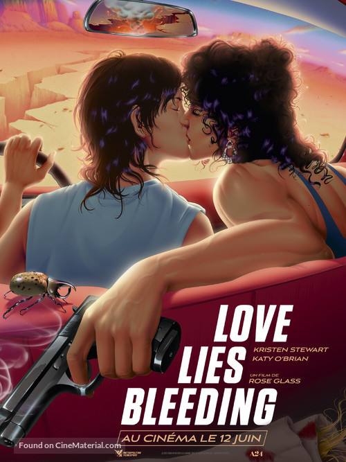 Love Lies Bleeding - French Movie Poster