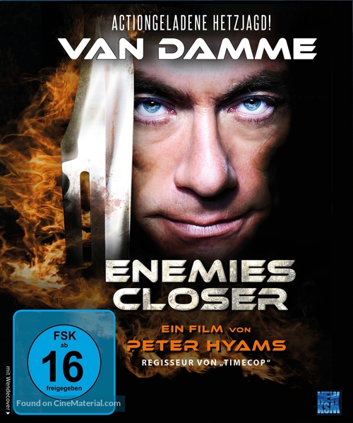 Enemies Closer - German Blu-Ray movie cover