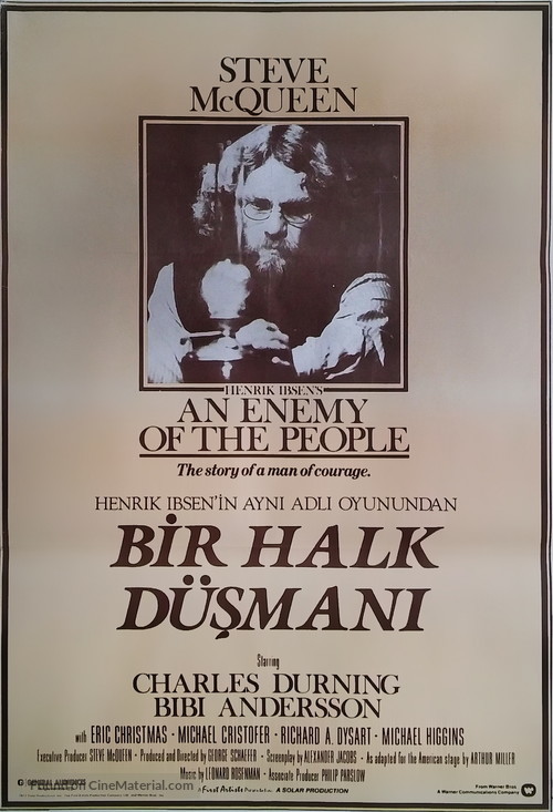 An Enemy of the People - Turkish Movie Poster