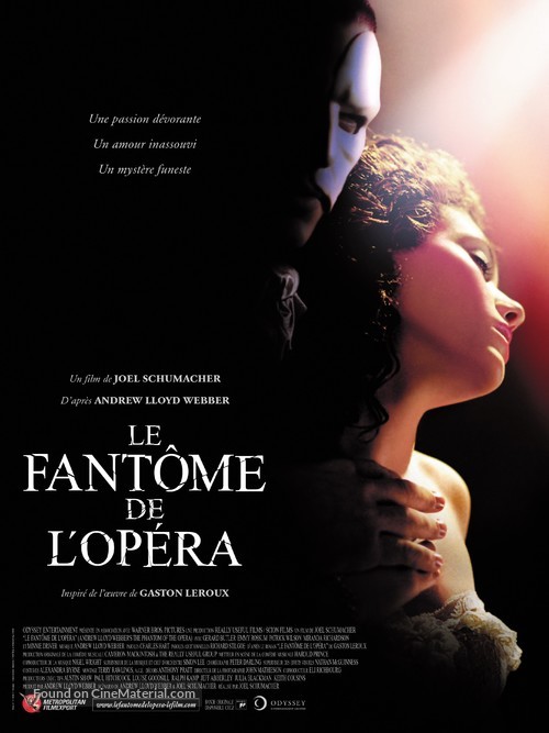 The Phantom Of The Opera - French Movie Poster