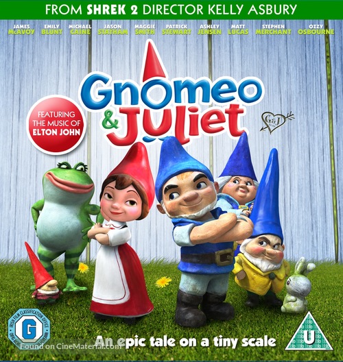 Gnomeo &amp; Juliet - British Movie Cover