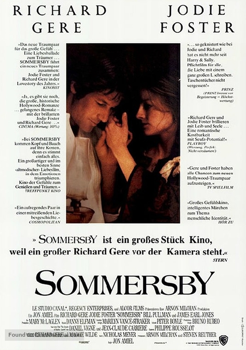 Sommersby - German Movie Poster
