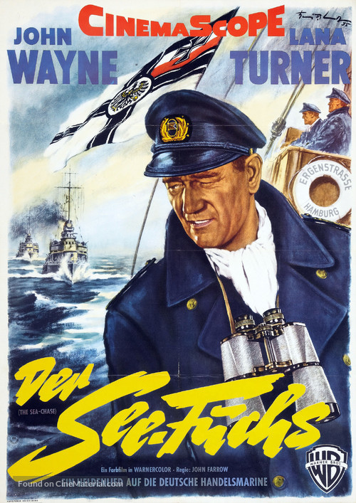The Sea Chase - German Movie Poster