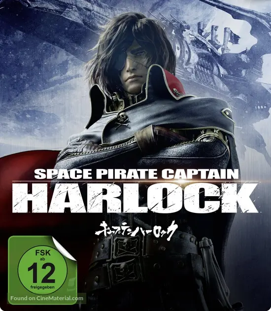Download Space Pirate Captain Harlock 2013 German Movie Cover Desktop Wallpaper Wallpaper Space Pirate Captain Harlock 2013 German Movie Cover Desktop Wallpaper
