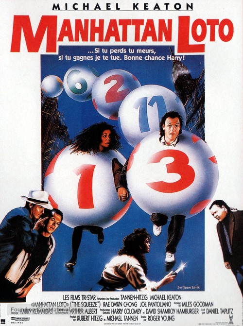 The Squeeze - French Movie Poster