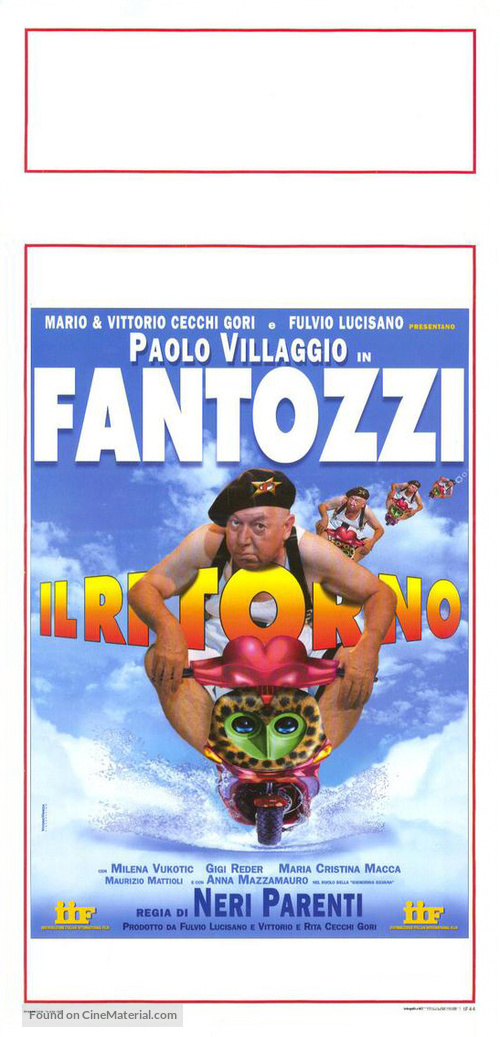 Fantozzi - Il ritorno - Italian Theatrical movie poster