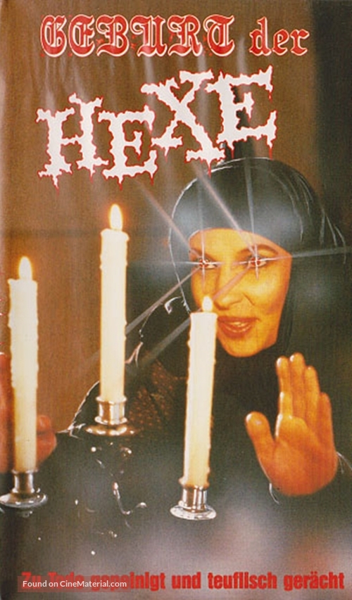 Geburt der Hexe - German VHS movie cover