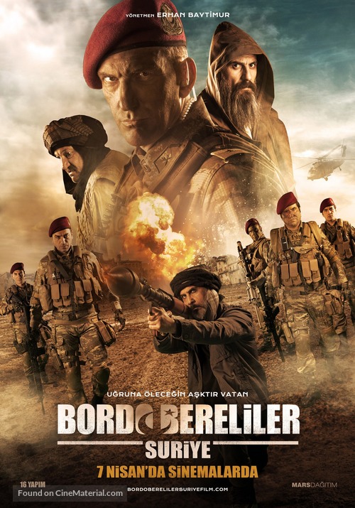 Bordo Bereliler Suriye - Turkish Movie Poster