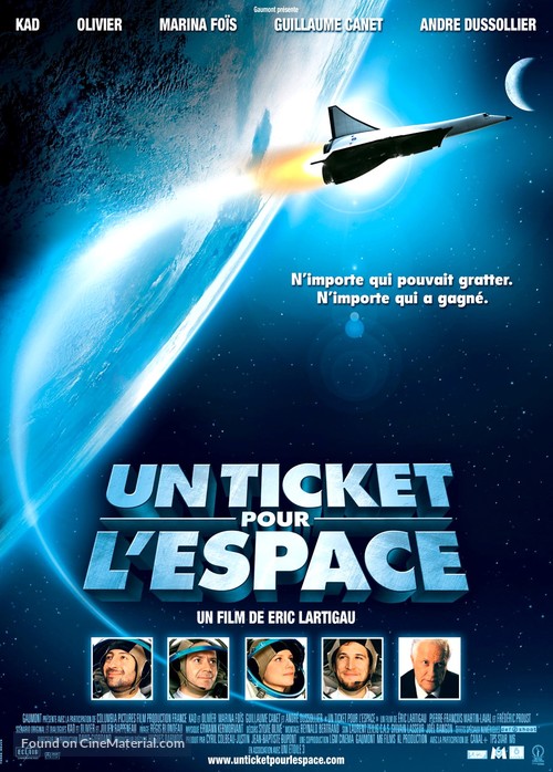 Un ticket pour l&#039;espace - French Movie Poster