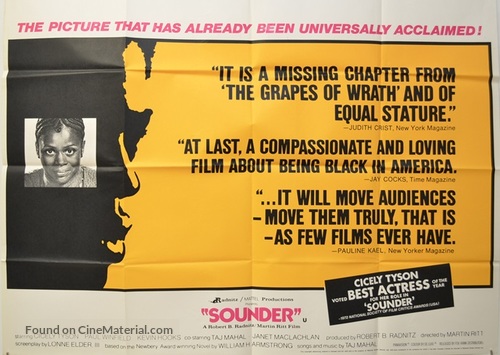 Sounder - British Movie Poster