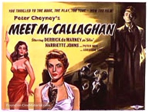 Meet Mr. Callaghan - British Movie Poster