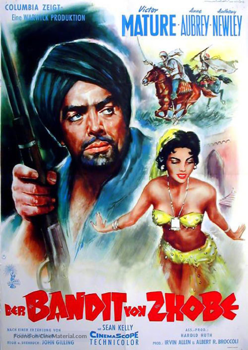The Bandit of Zhobe - German Movie Poster