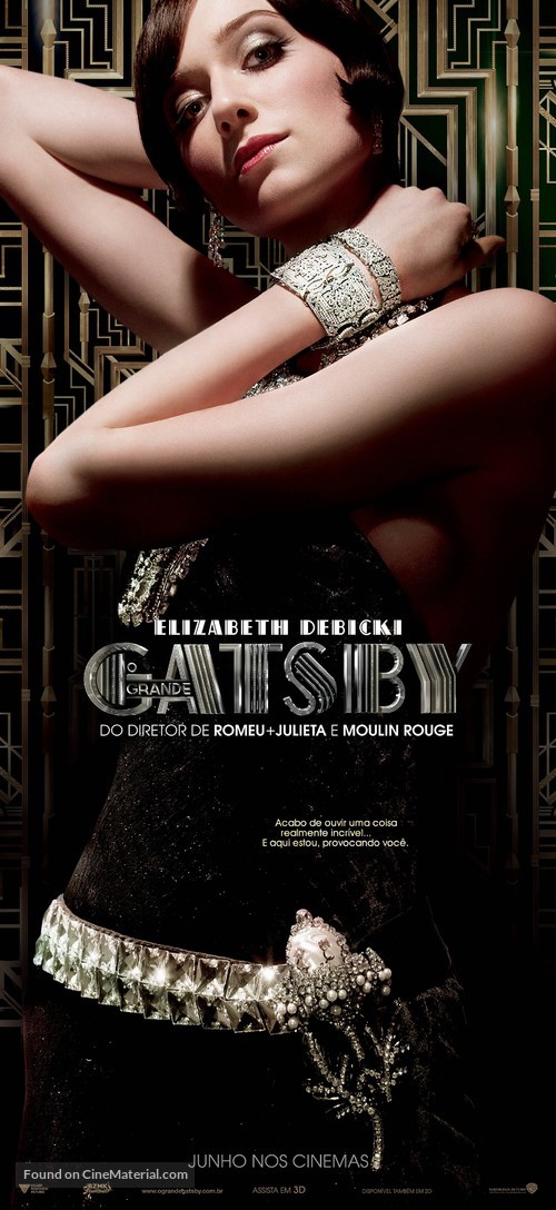 The Great Gatsby - Brazilian Movie Poster