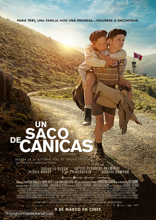 Un sac de billes - Mexican Movie Poster