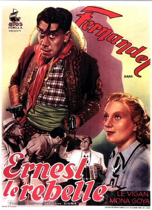 Ernest le rebelle - Belgian Movie Poster