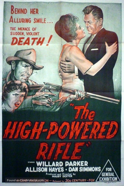 The High Powered Rifle - Australian Movie Poster