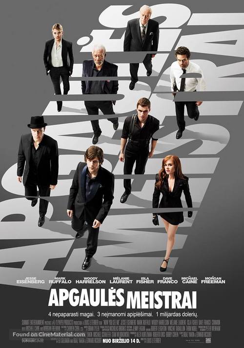 Now You See Me - Lithuanian Movie Poster
