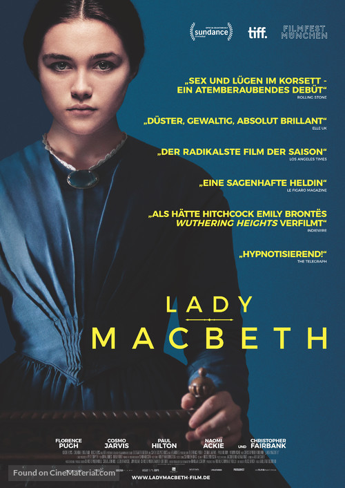 Lady Macbeth - German Movie Poster