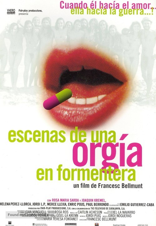 Escenes d&#039;una orgia a Formentera - Spanish Movie Poster