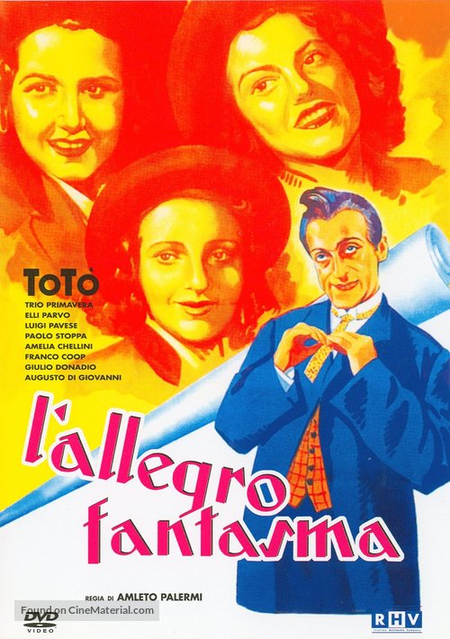 L&#039;allegro fantasma - Italian DVD movie cover