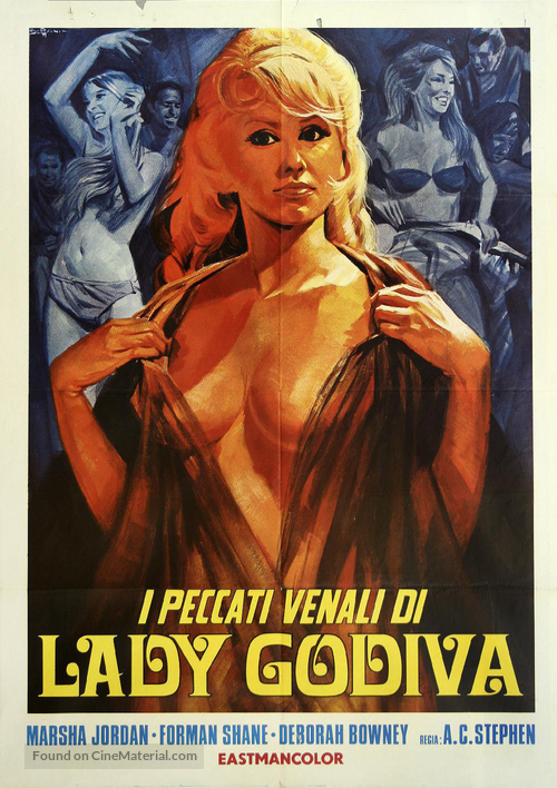 Lady Godiva Rides - Italian Movie Poster