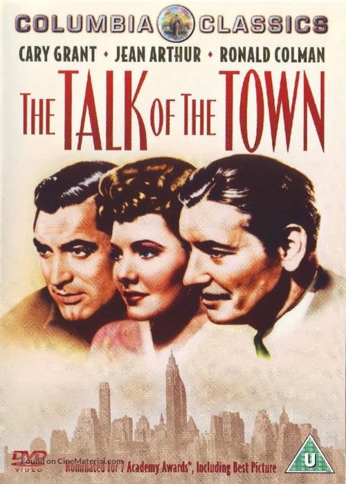 The Talk of the Town - British DVD movie cover