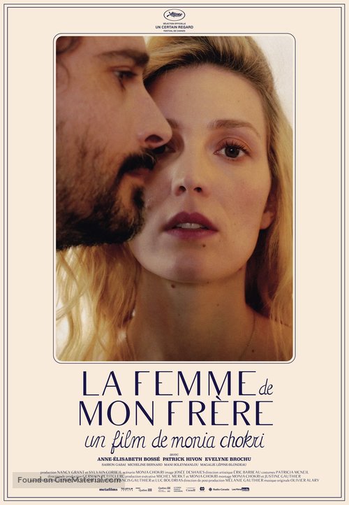 La femme de mon fr&egrave;re - Canadian Movie Poster