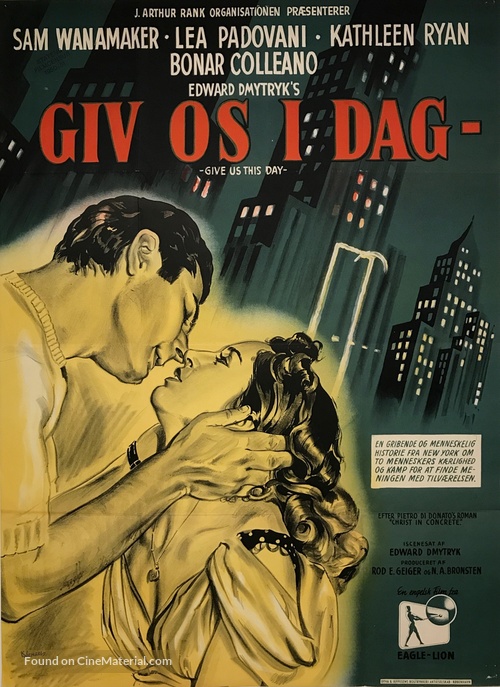 Give Us This Day - Danish Movie Poster