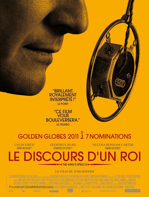 The King&#039;s Speech - French Movie Poster