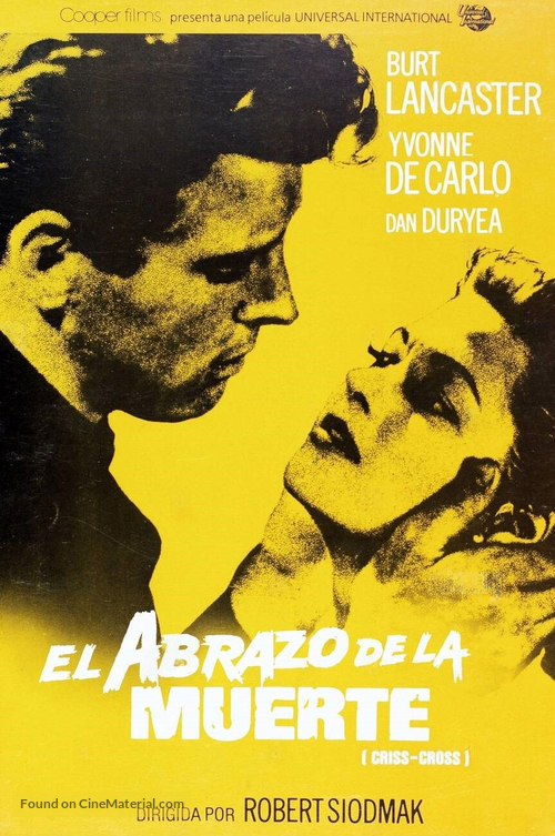 Criss Cross - Spanish Movie Poster