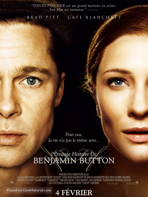 The Curious Case of Benjamin Button - French Movie Poster