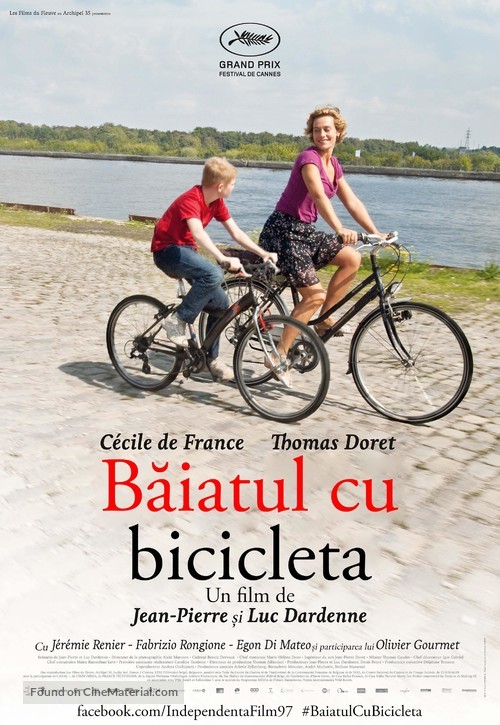 Le gamin au v&eacute;lo - Romanian Movie Poster