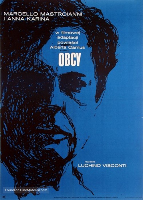 Lo straniero - Polish Movie Poster