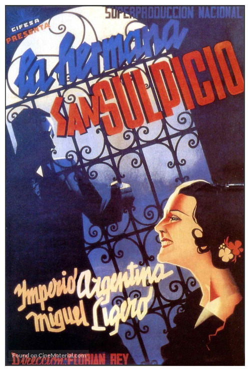 La hermana San Sulpicio - Spanish Movie Poster