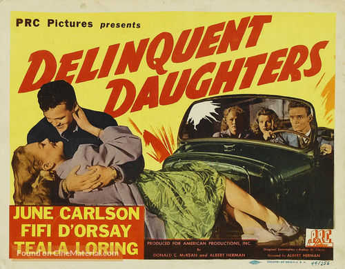 Delinquent Daughters - Movie Poster