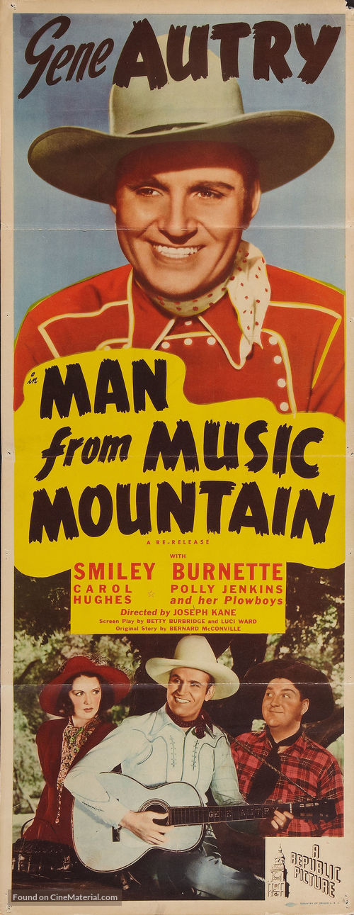 Man from Music Mountain - Movie Poster