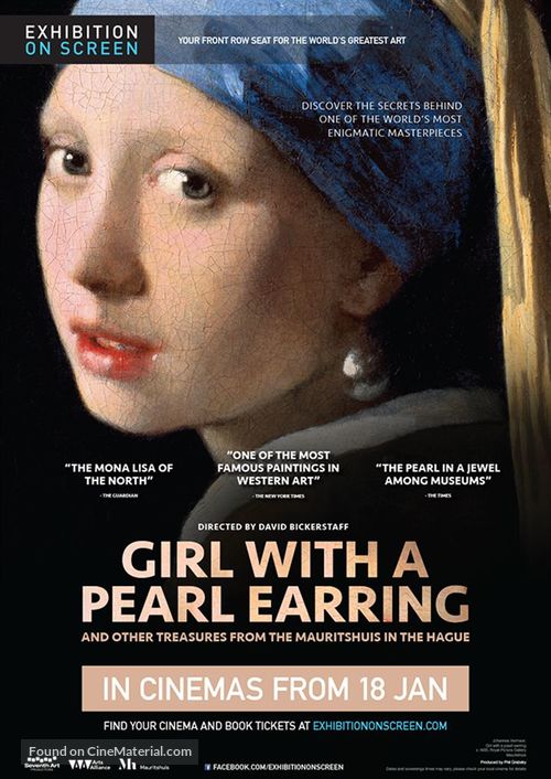 Girl with a Pearl Earring: And Other Treasures from the Mauritshuis - British Movie Poster