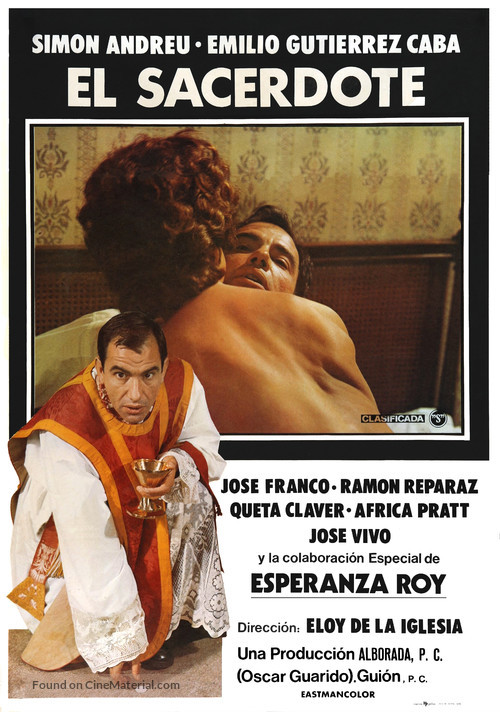 El sacerdote - Spanish Movie Poster