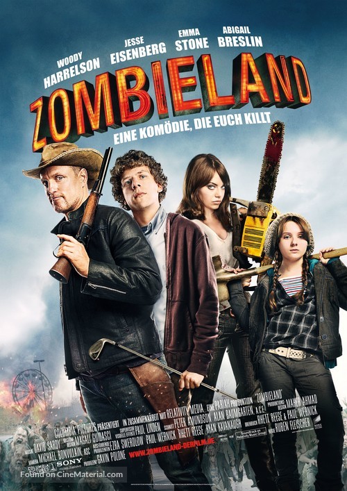 Zombieland - German Movie Poster