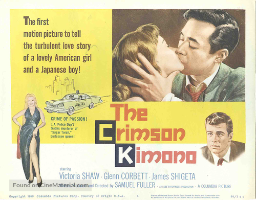 The Crimson Kimono - Movie Poster