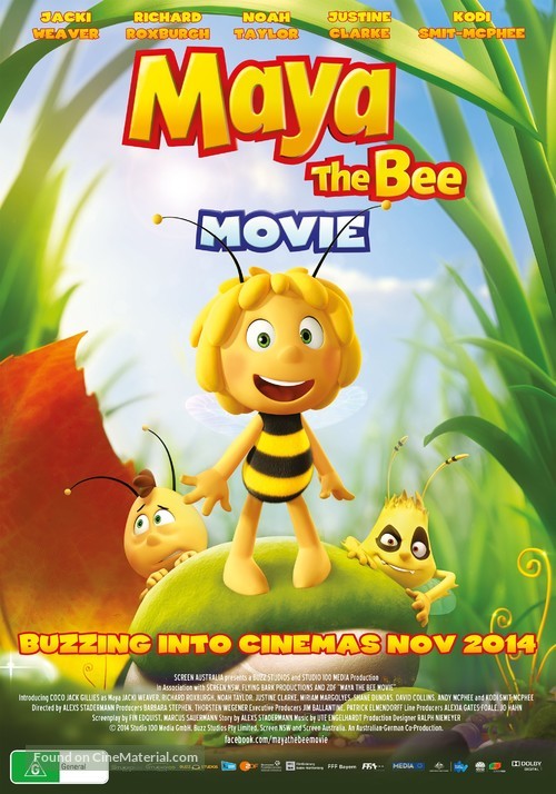 Maya the Bee Movie - Australian Movie Poster