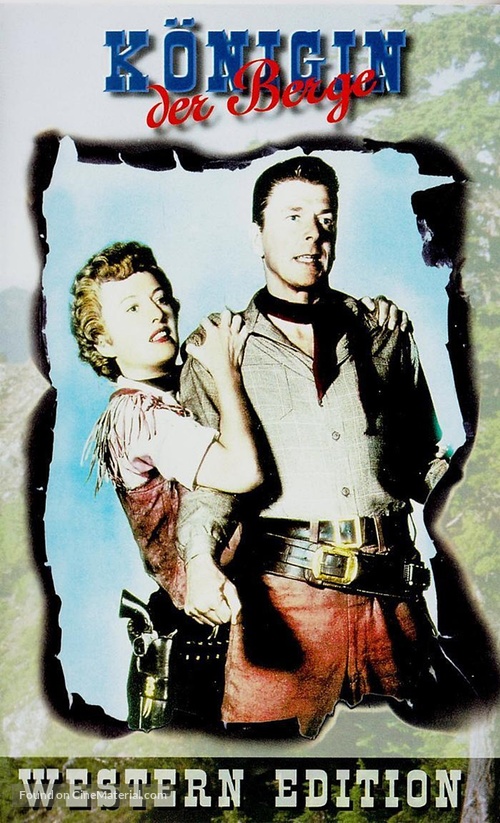Cattle Queen of Montana - German VHS movie cover